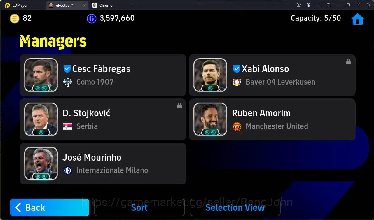 eFootball Accounts Mobile |PW 3167|Epic Messi,Eto'o,Basten,Batistuta, image 3