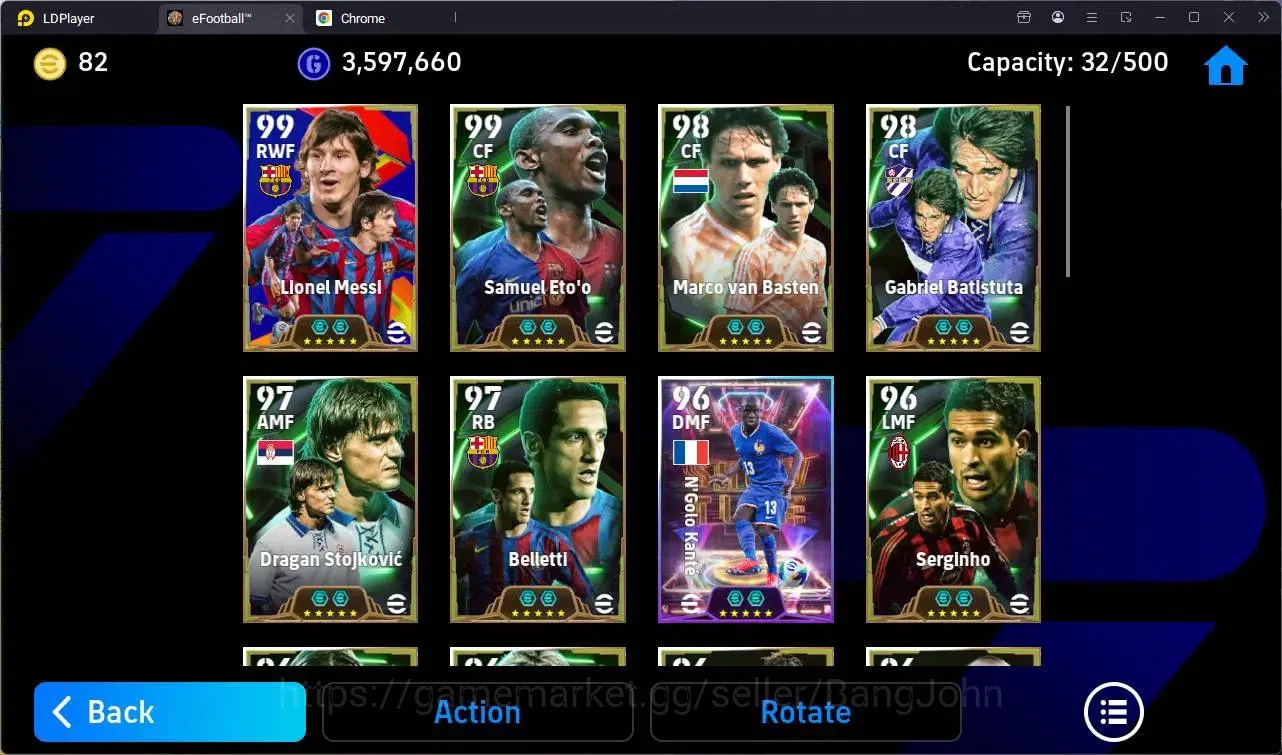 eFootball Accounts Mobile |PW 3167|Epic Messi,Eto'o,Basten,Batistuta, image 4