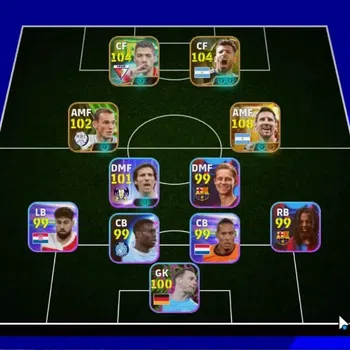 eFootball Accounts Legends & Iconic Players Android|Big Time Lionel Messi '26|6 Epic Luis Suarez,Sergio Aguero,Daniele