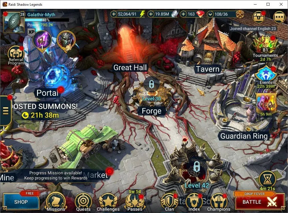 Raid: Shadow Legends Accounts Lv28 |790K Power|1 Mythic(SS Galathir)|19 Legend(W image 11
