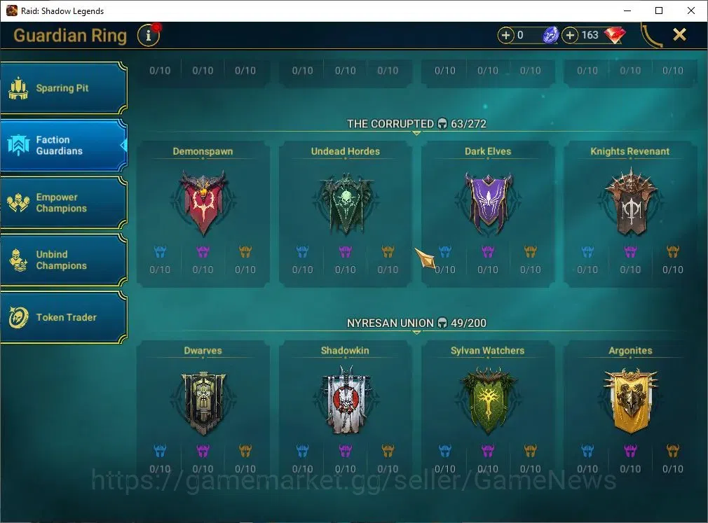 Raid: Shadow Legends Accounts Lv28 |790K Power|1 Mythic(SS Galathir)|19 Legend(W image 15