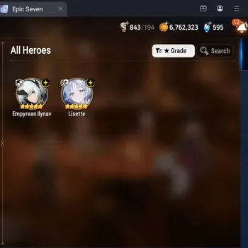 Epic Seven Accounts Starter Gloval Unverif|Best Starter|2ML(E.Ilynav,Lisette)|PoH ON|Side Story Locked|1x 4-5* Hero