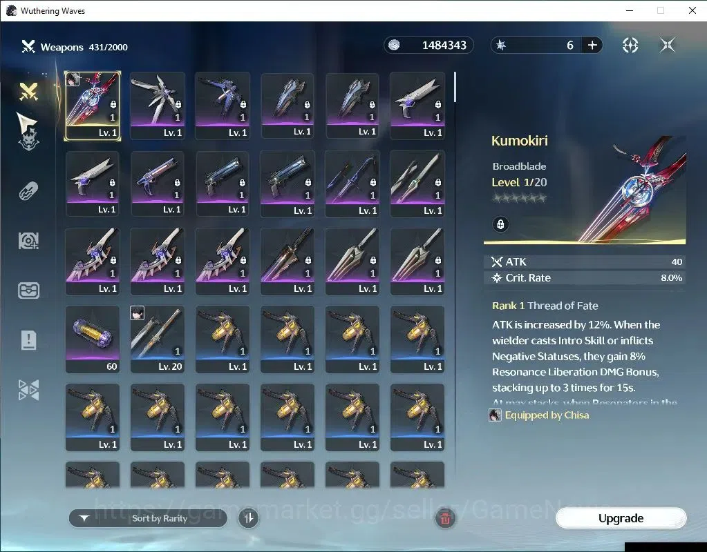 Wuthering Waves Accounts NA | UL 8 | 3 Limited | Chisa+Sign,Aemeath,Phrolov image 5