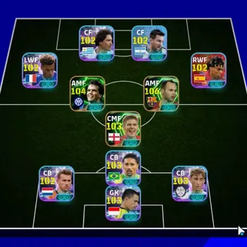 eFootball Accounts Legends & Iconic Players Android|11 Epic Andres Iniesta,Lothar Matthaus,Steven Gerrard|11 ShowTime