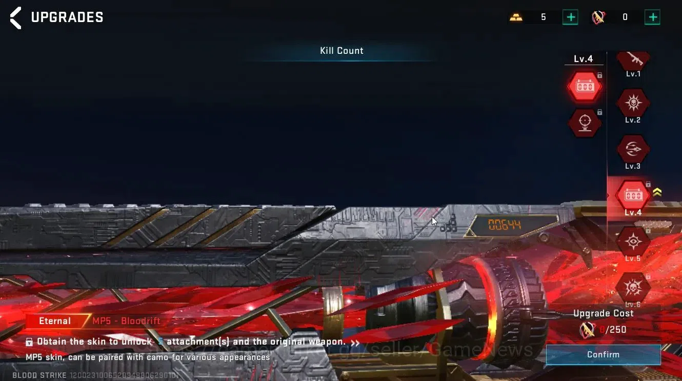 Blood Strike Accounts ASIA|ETERNAL MP5-Bloodrift Lv4|Collab BLEACH [Etha image 17