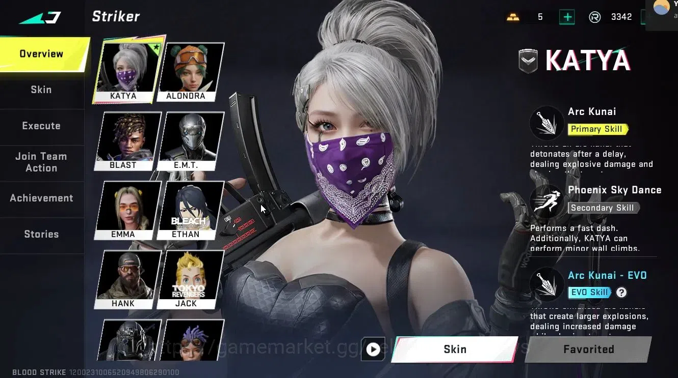 Blood Strike Accounts ASIA|ETERNAL MP5-Bloodrift Lv4|Collab BLEACH [Etha image 4