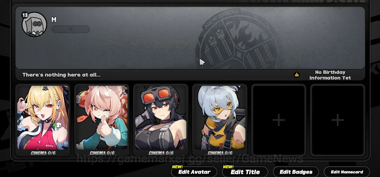 Zenless Zone Zero Accounts ASIA IK 13|Starter S1 Prologue|2 Limited [Cissia,Z image 6