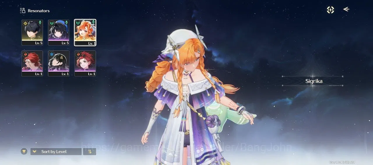 Wuthering Waves Accounts Others SEA | UL 4 | 1 Limit | Sigrika | Starter | RA120B 15