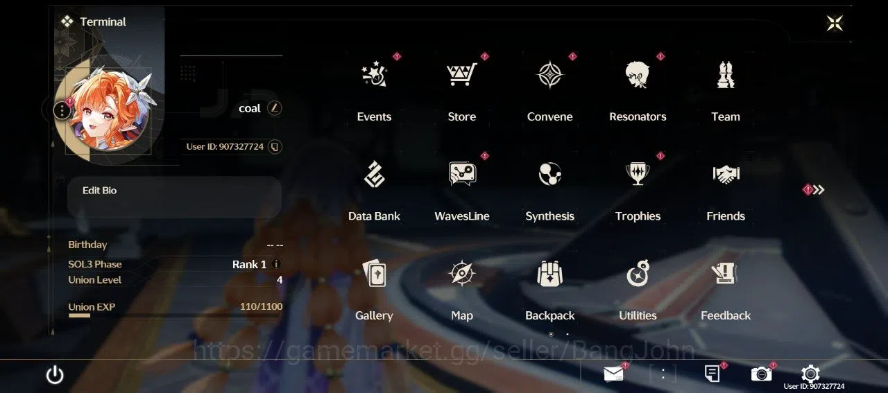 Wuthering Waves Accounts Others SEA | UL 4 | 1 Limit | Sigrika | Starter | RA120B 2