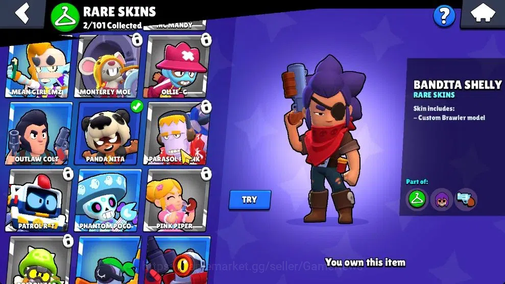 Brawl Stars Accounts 2456 Trophy|25 Brawlers 2 Max Lvl [Edgar,Shelly] M image 10