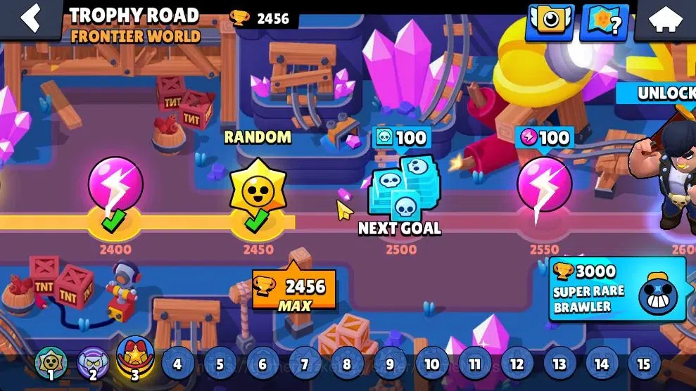 Brawl Stars Accounts 2456 Trophy|25 Brawlers 2 Max Lvl [Edgar,Shelly] M image 12