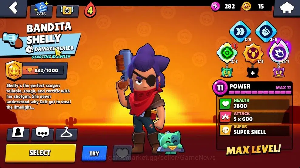 Brawl Stars Accounts 2456 Trophy|25 Brawlers 2 Max Lvl [Edgar,Shelly] M image 15