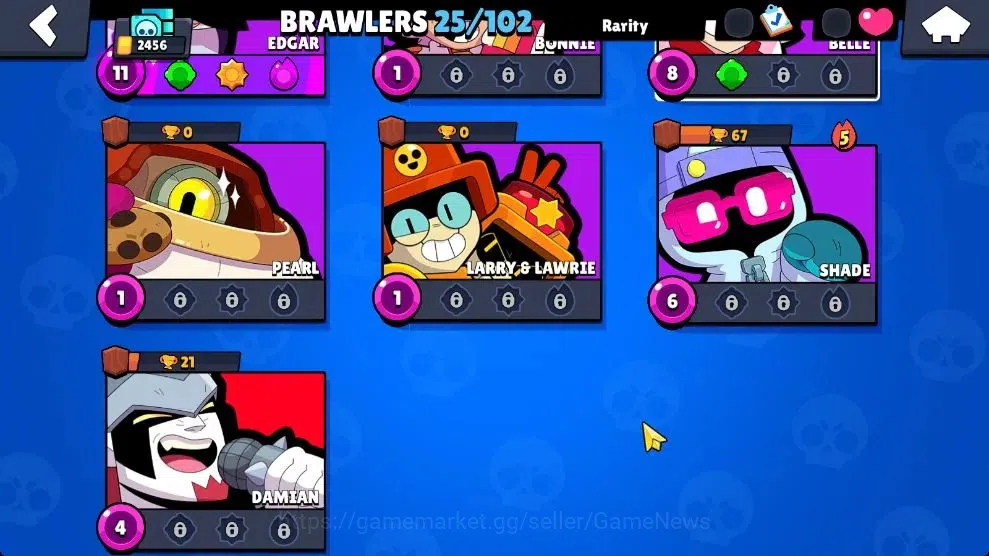 Brawl Stars Accounts 2456 Trophy|25 Brawlers 2 Max Lvl [Edgar,Shelly] M image 6