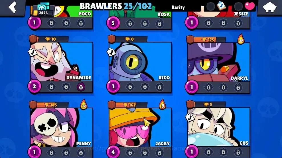 Brawl Stars Accounts 2456 Trophy|25 Brawlers 2 Max Lvl [Edgar,Shelly] M image 8