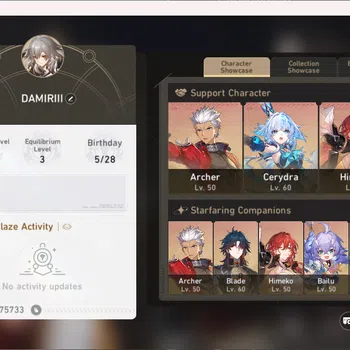 Honkai Star Rail Mid Game ASIA | TL 41 | 7 Limit | Cerydra | Dan Heng PT | Y image 1