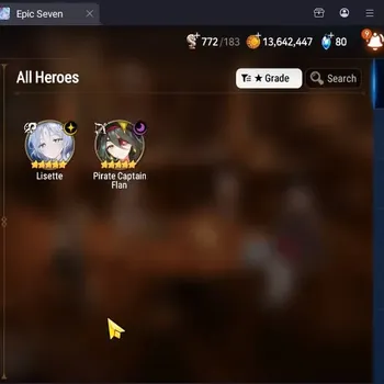 Epic Seven Accounts Starter Global Unverif|Best Starter|2 ML(Lisette,PC Flan)|PoH+Bless ON|Side Story Locked|Stove(ES1341Z)