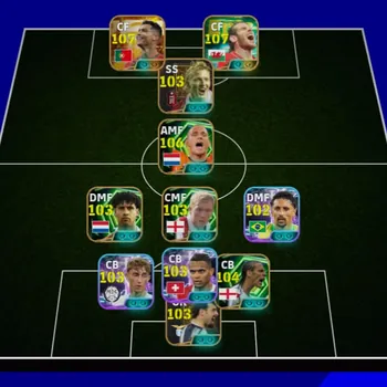 eFootball Accounts Mid-Tier Kolektif 3216+ Rio Ferdinand x Paul Scholes x Steven Gerrard x Frank Rijkaard x Wesley Sneijder