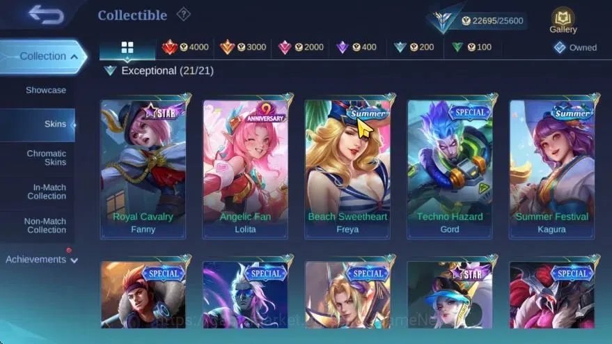 Mobile Legends: Bang Bang Accounts Hero 78|Skin 104|High Glory 56|HxH Julian,9th Pace image 10