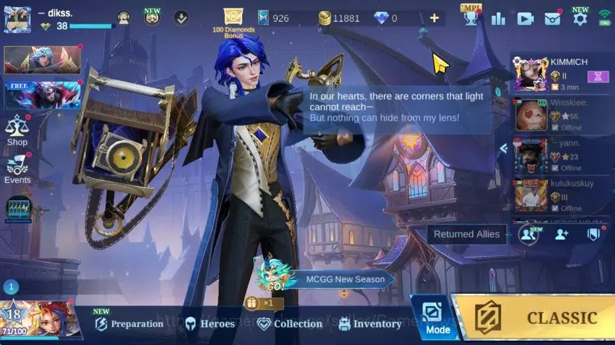 Mobile Legends: Bang Bang Accounts Hero 78|Skin 104|High Glory 56|HxH Julian,9th Pace image 2