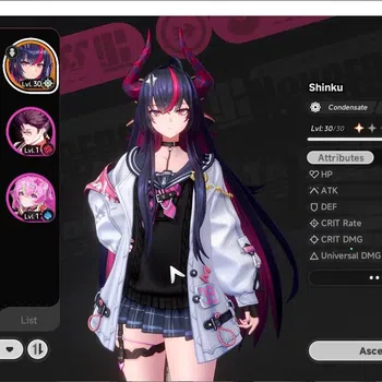 Neverness to Everness Accounts GLOBAL SEA|HL 13|TL 7|3 S-Class 1 LMT(Shinku,Hathor+Sign,Baicang)+6