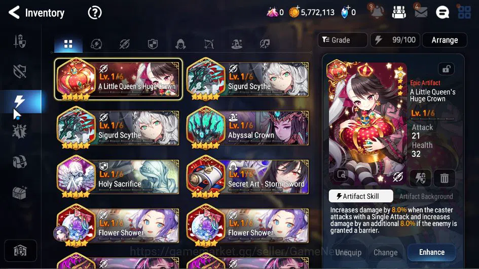 Epic Seven Accounts GLOBAL Unverif|New Era|2 ML(LOTScales,R Roana)+Set image 10