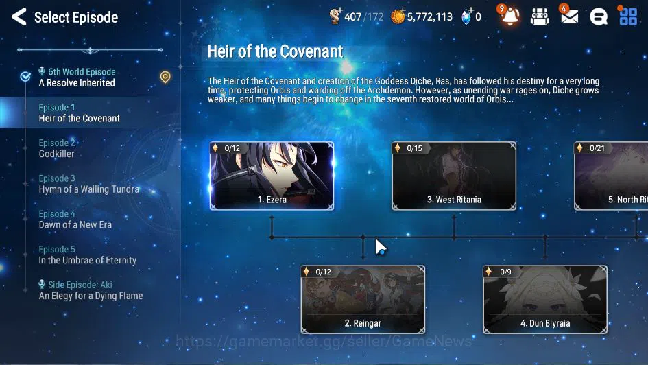 Epic Seven Accounts GLOBAL Unverif|New Era|2 ML(LOTScales,R Roana)+Set image 13