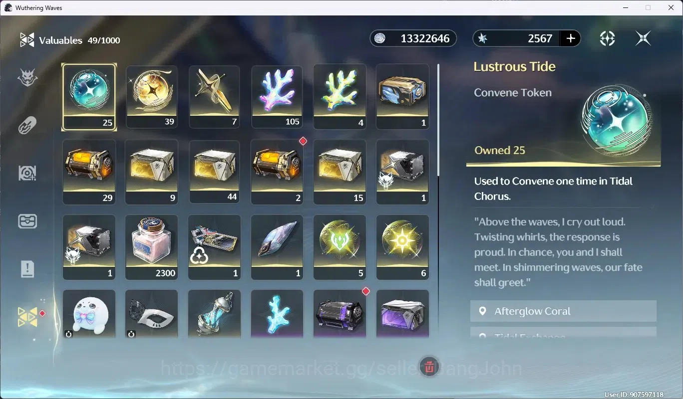 Wuthering Waves Accounts SEA|UL 49|Rank 5|4 Char Limited [Chisa RC2,Denia]+ image 10