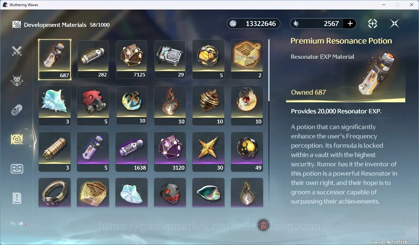 Wuthering Waves Accounts SEA|UL 49|Rank 5|4 Char Limited [Chisa RC2,Denia]+ image 7