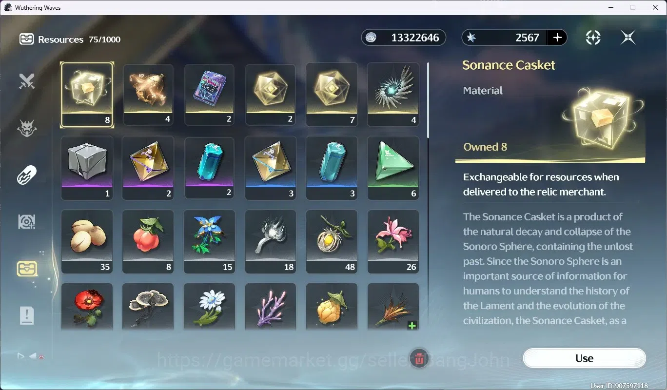 Wuthering Waves Accounts SEA|UL 49|Rank 5|4 Char Limited [Chisa RC2,Denia]+ image 8