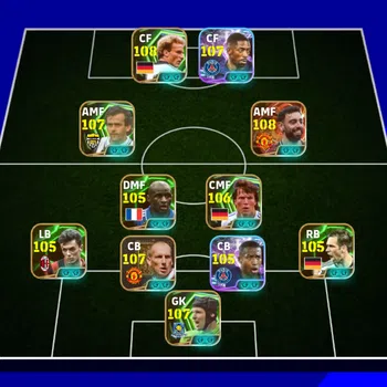 eFootball Accounts Legends & Iconic Players 3315 | Monster Account | Dembele 107 | AnchorMan On | 15 Managers |