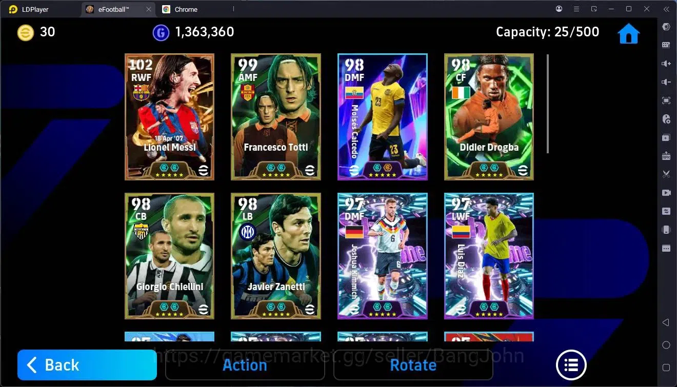 eFootball Accounts Mobile|PW 3203|NewBigtime Messi|Epic Totti,Drogba, image 4