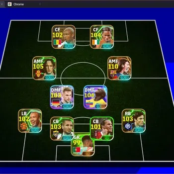 eFootball High-End Mobile|PW 3203|NewBigtime Messi|Epic Totti,Drogba, image 1