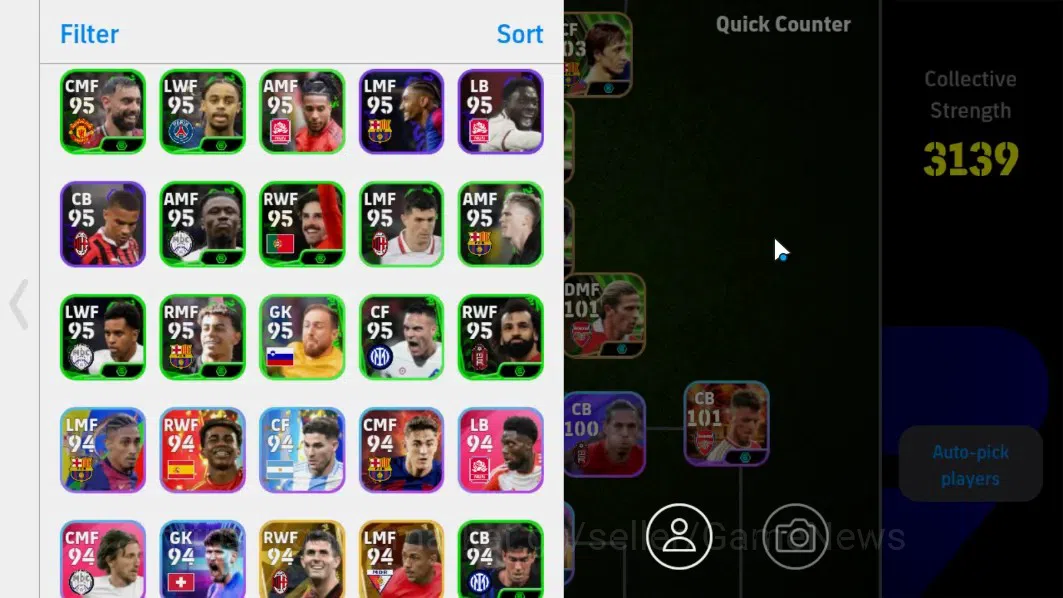 eFootball Accounts Android|David Villa,Johan Cruyff,Neymar Jr,Diego M image 4