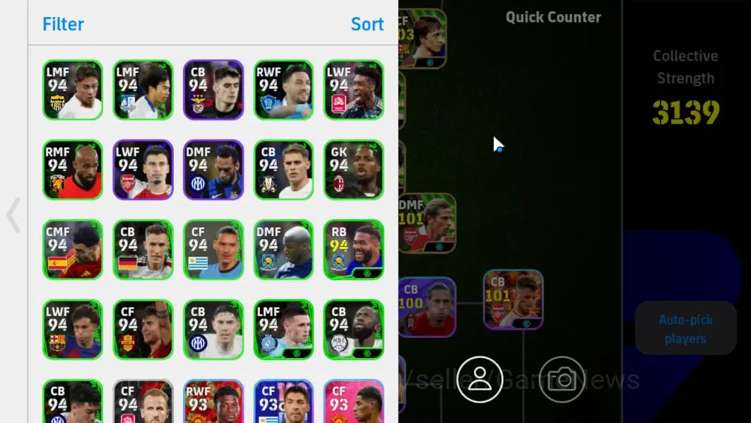 eFootball Accounts Android|David Villa,Johan Cruyff,Neymar Jr,Diego M image 5