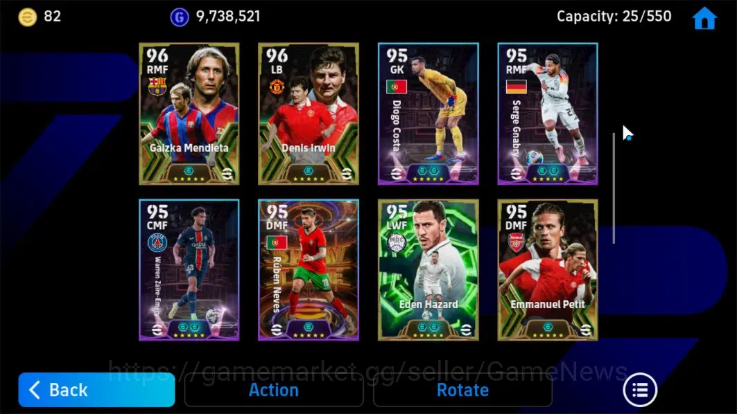 eFootball Accounts Android|David Villa,Johan Cruyff,Neymar Jr,Diego M image 8