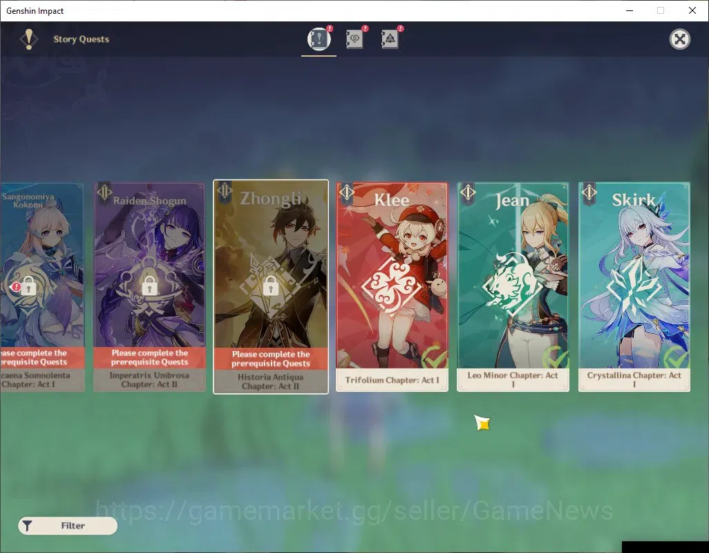 Genshin Impact Accounts ASIA|AR 53|3 Limited + 3 (*5Weap)|Flins+Signature, image 16