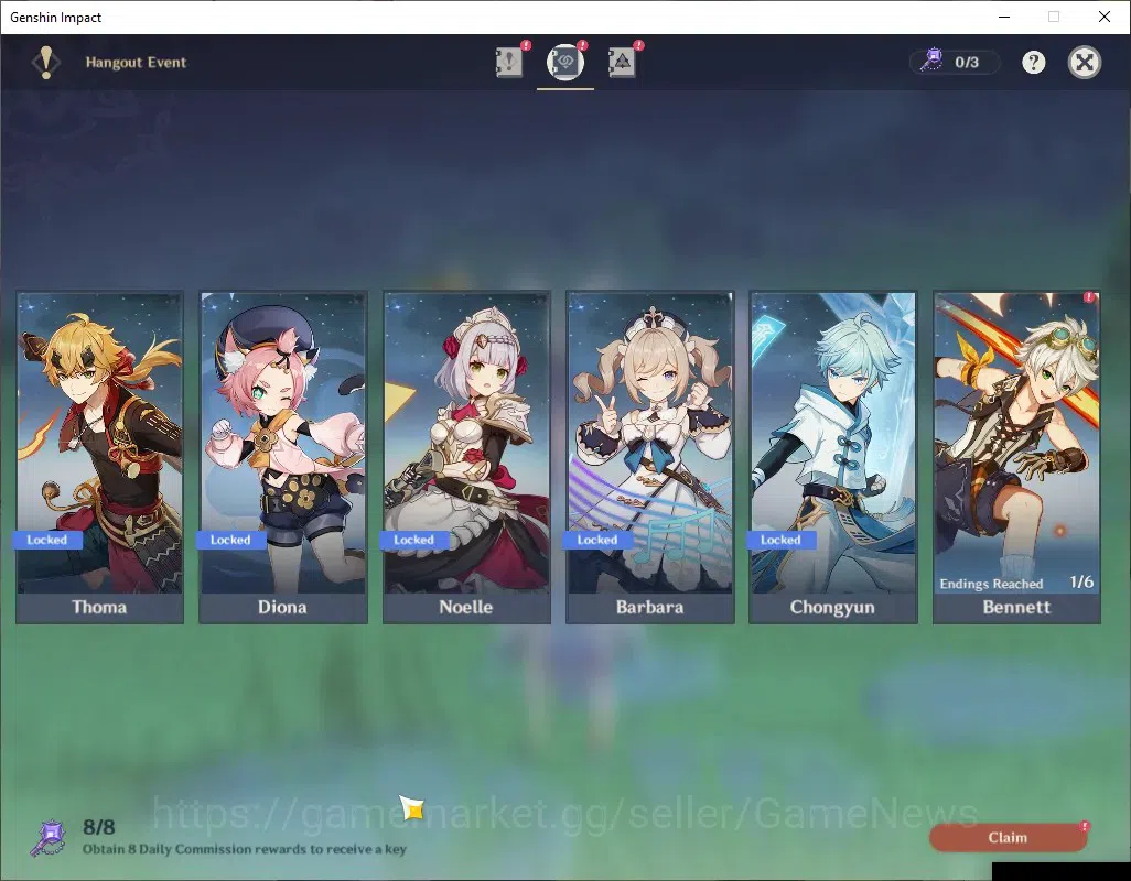Genshin Impact Accounts ASIA|AR 53|3 Limited + 3 (*5Weap)|Flins+Signature, image 18