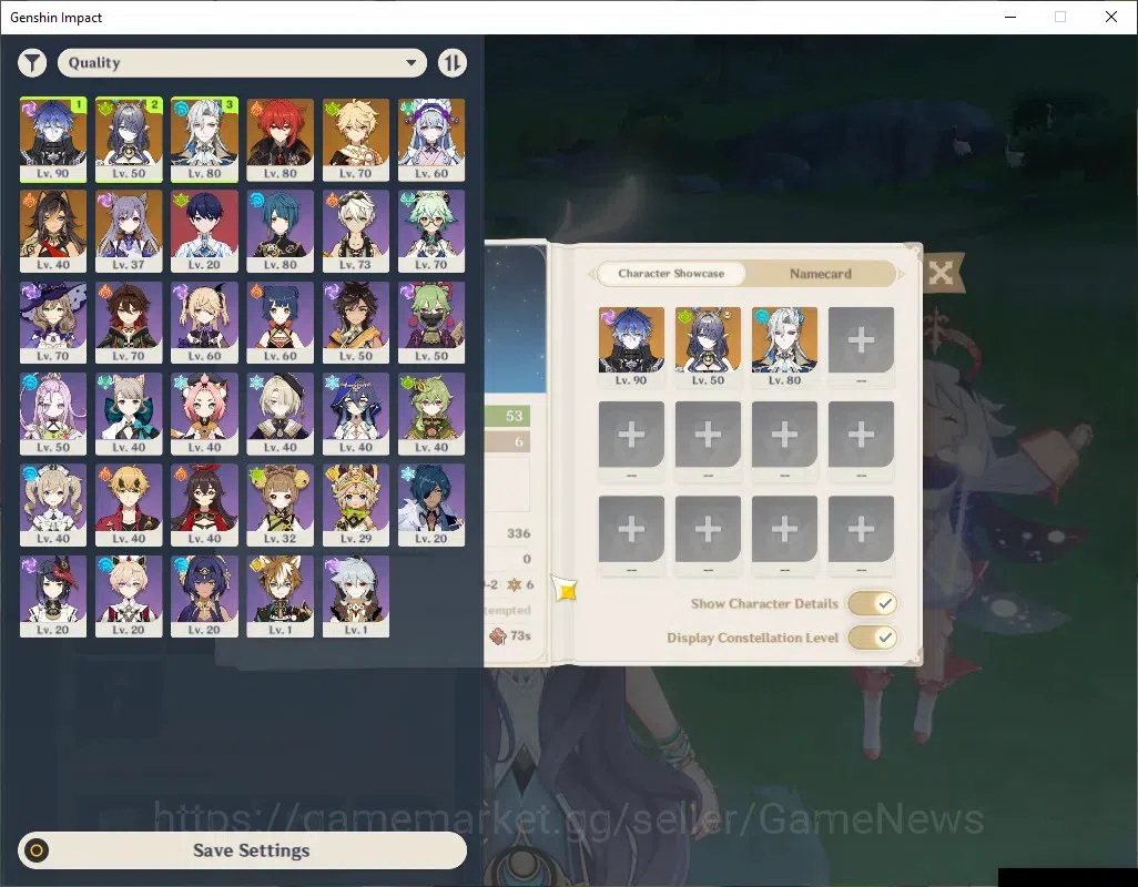 Genshin Impact Accounts ASIA|AR 53|3 Limited + 3 (*5Weap)|Flins+Signature, image 2