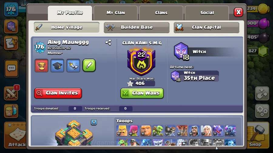 Clash of Clans Accounts TH 14 MAX-BH 8|LVL 176|League Witch 18|HH 8|BK 85, image 3
