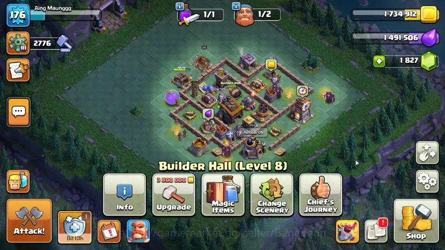 Clash of Clans Accounts TH 14 MAX-BH 8|LVL 176|League Witch 18|HH 8|BK 85, image 5