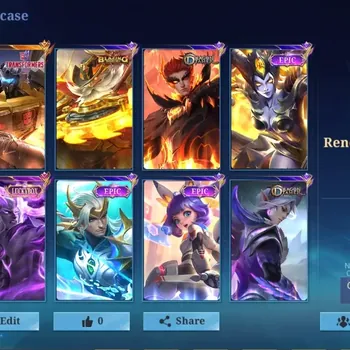 Mobile Legends: Bang Bang Accounts Collector Global|260 Skin|Renowned|Luckybox Moskov|KOF Karina|Transformer Roger|Collector