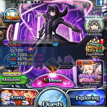 Grand Summoners Accounts End-Game Global|Rank 66|19 Ascend 18 TW(Shadow,S Miyu,Beta,S Emiya,Alpha,Chloe,Delta)+TW|IF