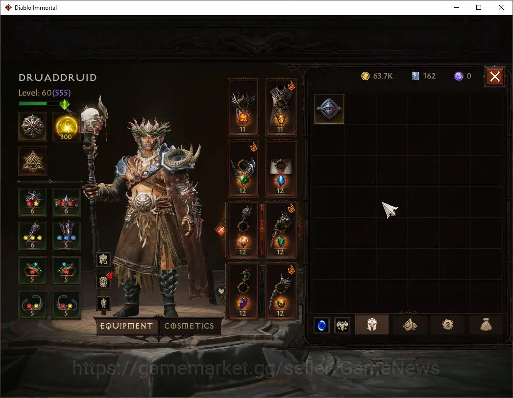 Diablo Immortal Accounts NA-Chains of Honor|Lv60 (555)|Druid|33K CR|Reso 30 image 4