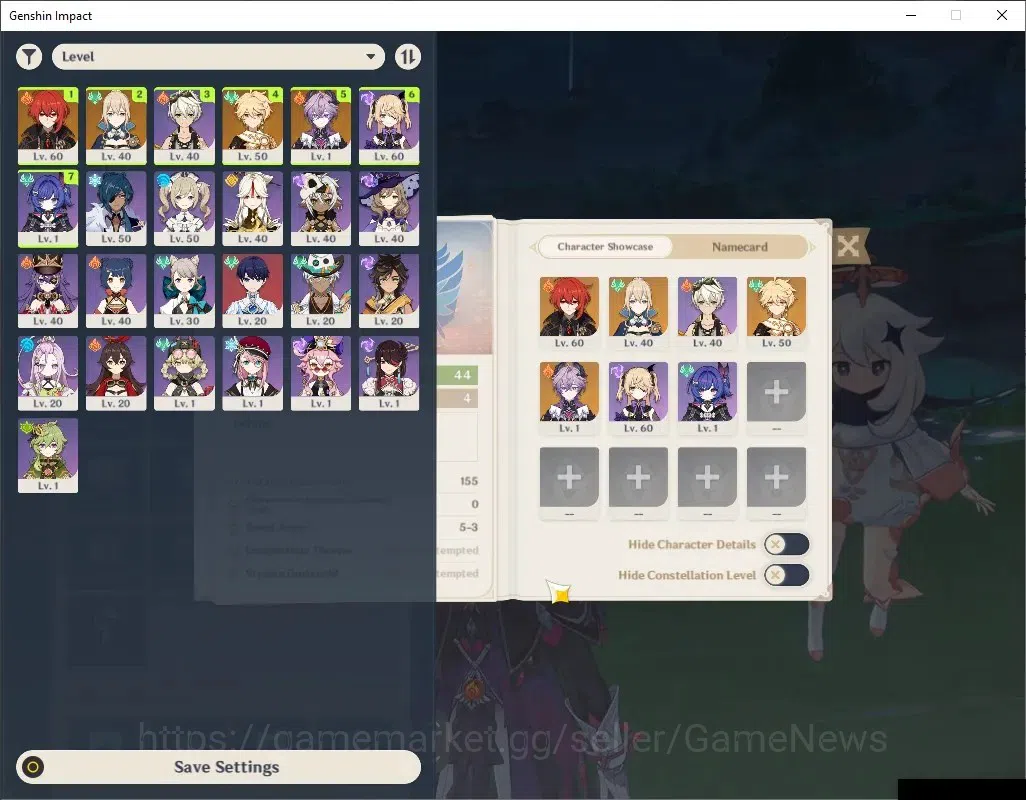 Genshin Impact Accounts EUROPA |AR 44 |1 Limited + 2 (*5 Standard) |Durin  image 2