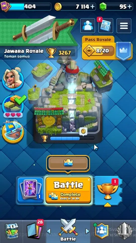 Clash Royale Accounts KTL 9|Trophy 3267|Card 51|Limited Skin|1 Hero 3 EV image 1