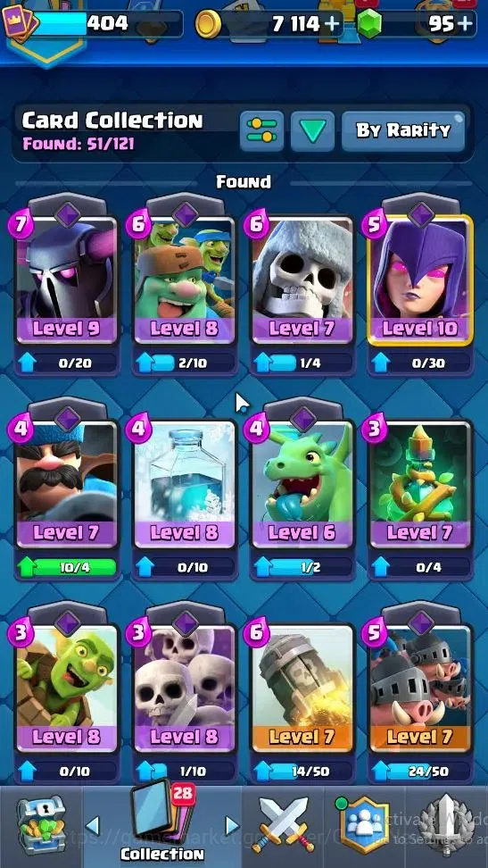 Clash Royale Accounts KTL 9|Trophy 3267|Card 51|Limited Skin|1 Hero 3 EV image 4
