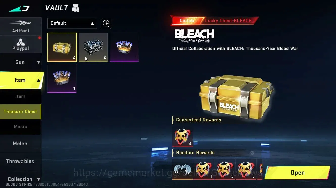 Blood Strike Accounts Collab Skin ASIA|ETERNAL QBZ95-Whisper Lv3|Collab EVA [MCX-EVA-00]|Legendary [M4A1,MP5,KAG6]|Bronze 13