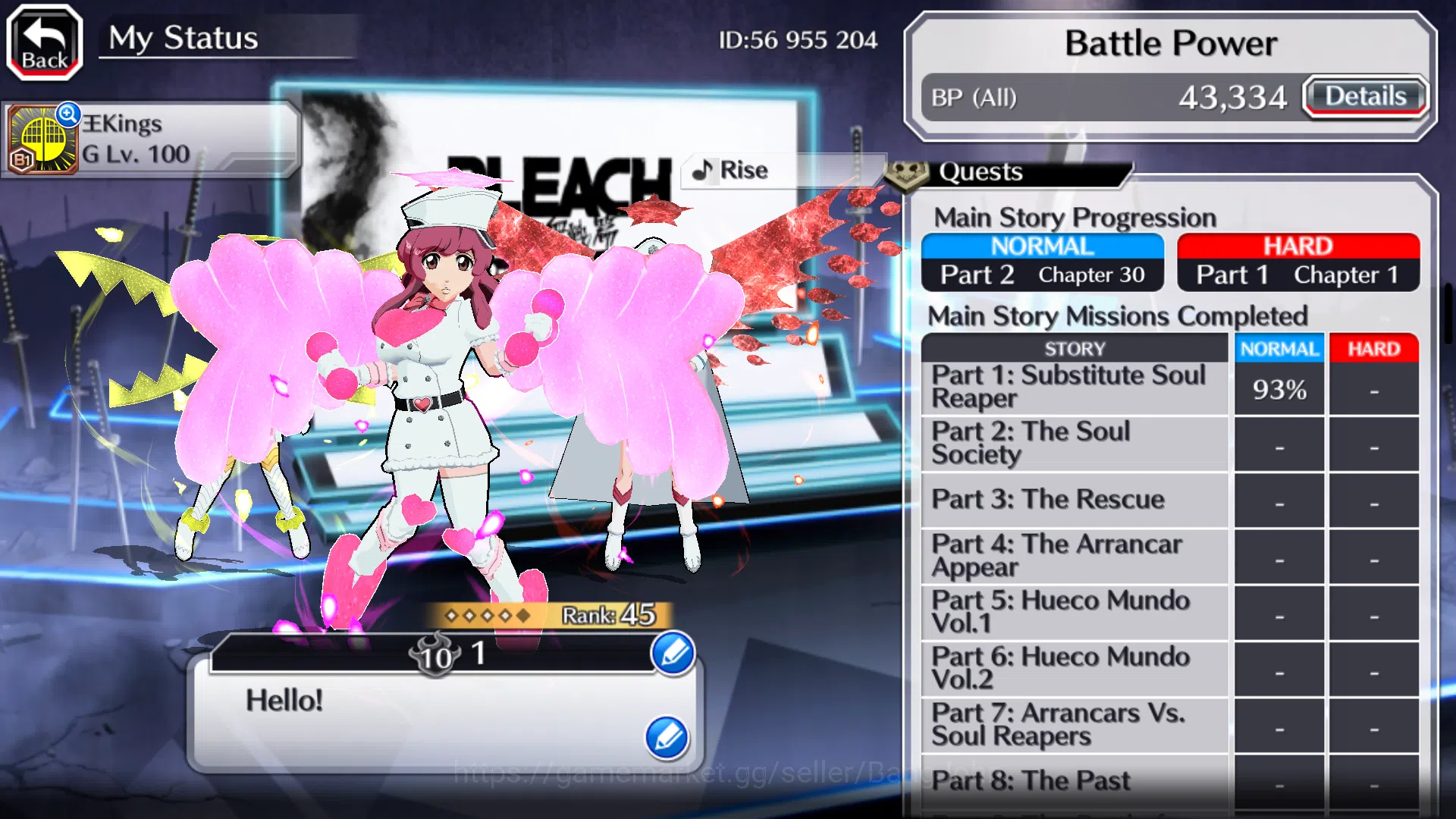 Bleach: Brave Souls Others GLOBAL]6K Orb+Fresh All Story|Meninas TYBW26,Lilto image 1