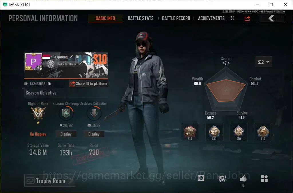 Arena Breakout Accounts MOBILE Lvl 30 | SV 34,6M | CV 18M |MORE SKIN 8 AN- image 1