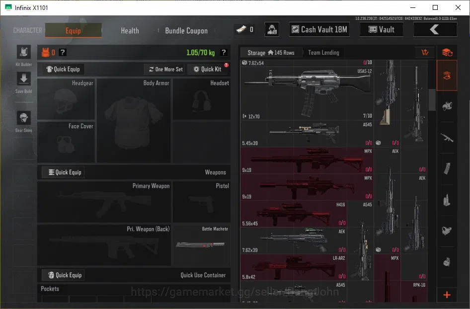Arena Breakout Accounts MOBILE Lvl 30 | SV 34,6M | CV 18M |MORE SKIN 8 AN- image 11